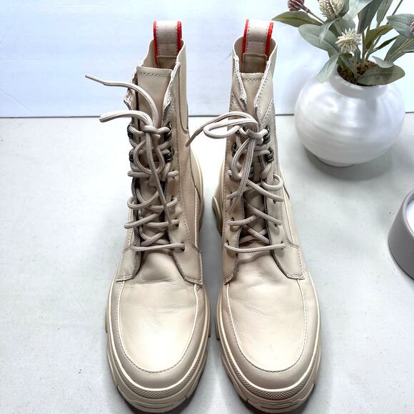 Sorel Brex Heel Lace Waterproof Boot Bleached Ceramic NL4306165 Women 9.5 - Picture 5 of 10